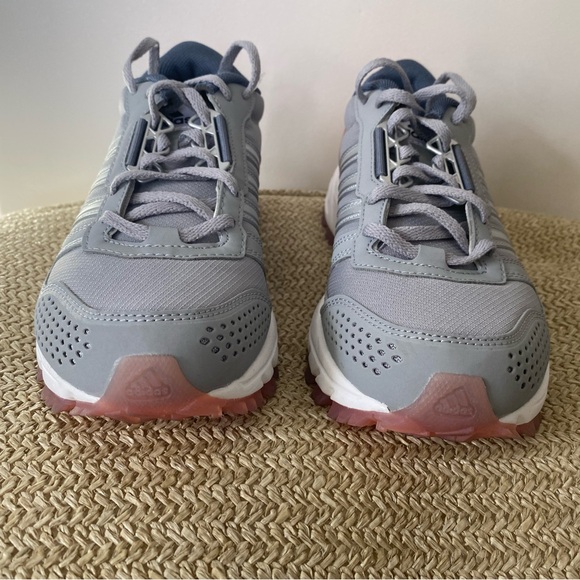 Adidas Women's Marathon 10 running sneaker athletic shoes grey pink new in box 6 - Picture 5 of 11